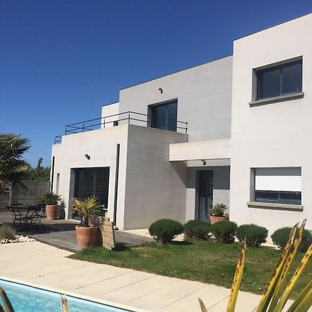 Maison Moderne Avec Piscine Chauffee Dans La Baie Du Mont St Michel 200M2 Yquelon Luaran gambar